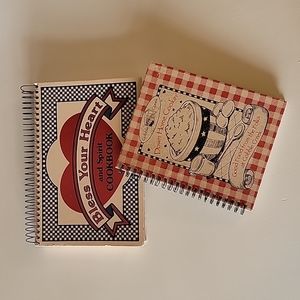 2 Country Cookbooks Spiral Bound